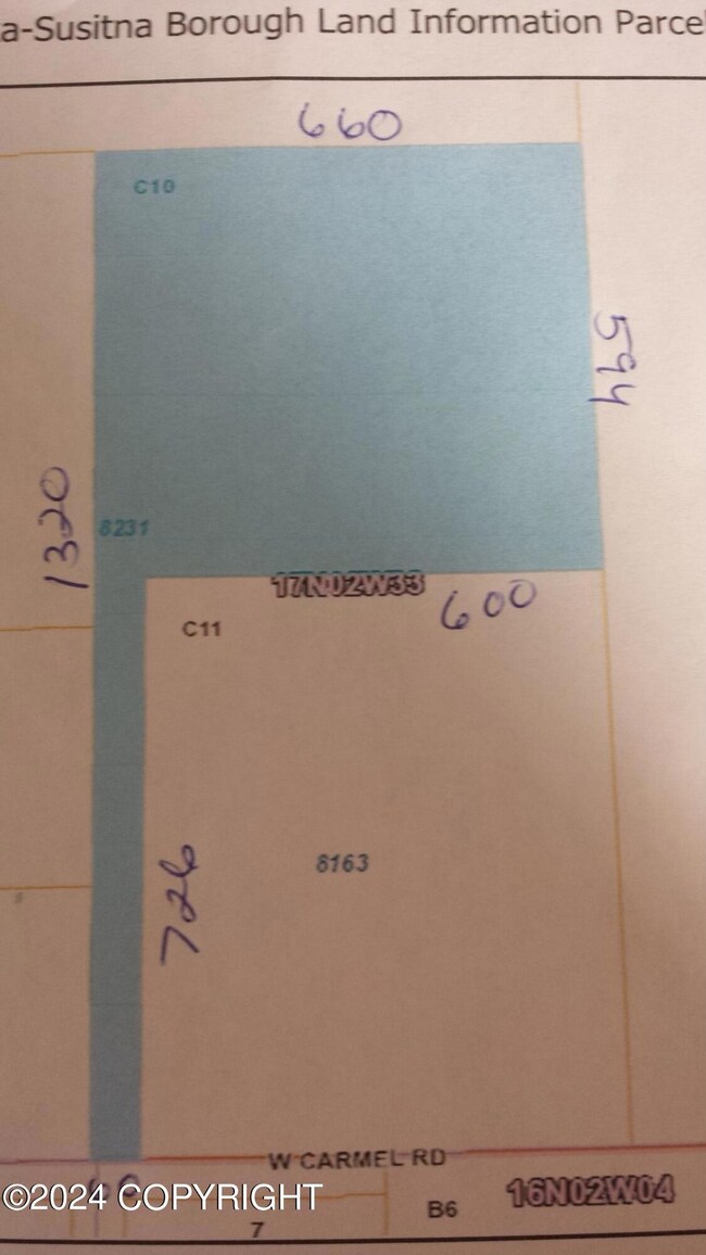 Approximate Lot Dimensions