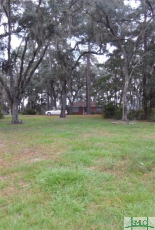 View from middle of lot looking toward street