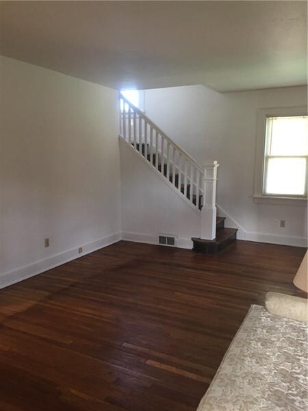 Beautiful front stair case.