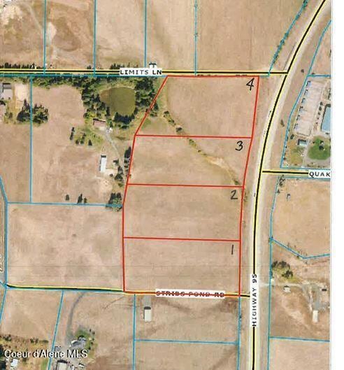 Aerial Map labeled 4 parcels (1)