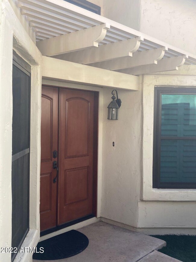 Ranch front door