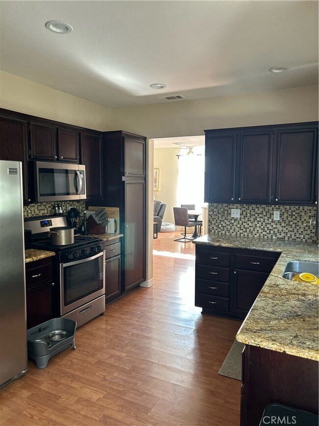upgraded kitchen area.