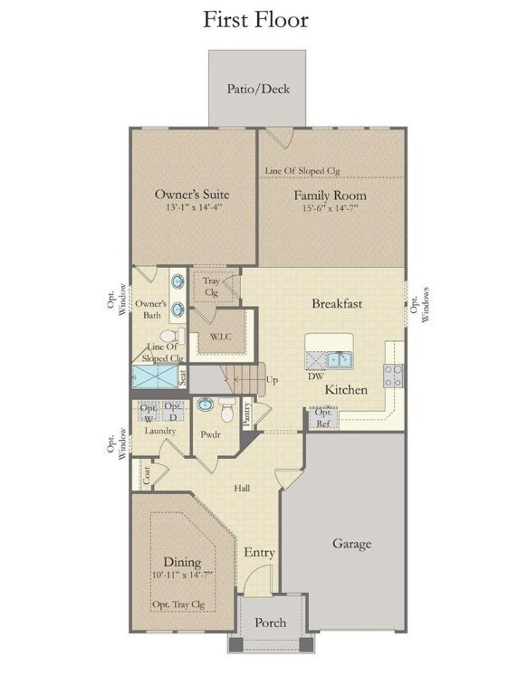 1st floor layout