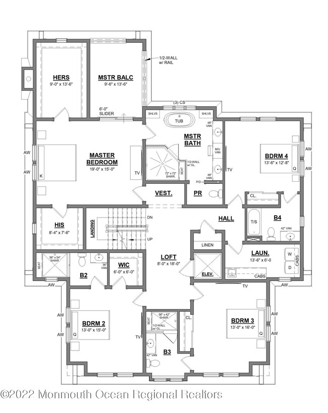 139 Monroe Elev - Floor Plan - 2nd Floor