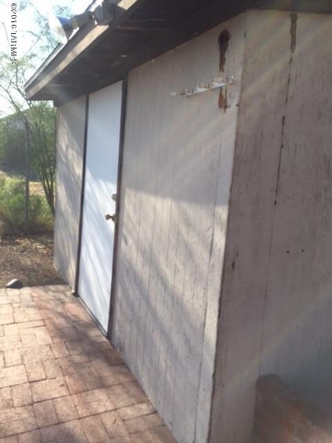Back of garage
