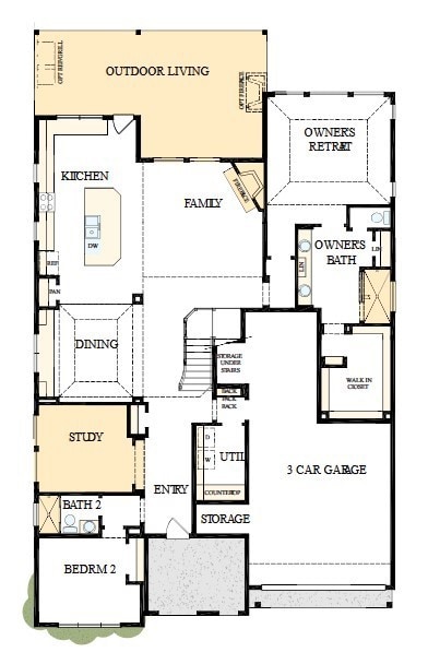 The success of a floor plan is the way you can mov
