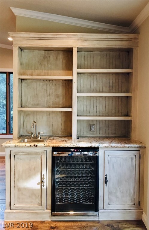 Custom Wet Bar with Granite counter top