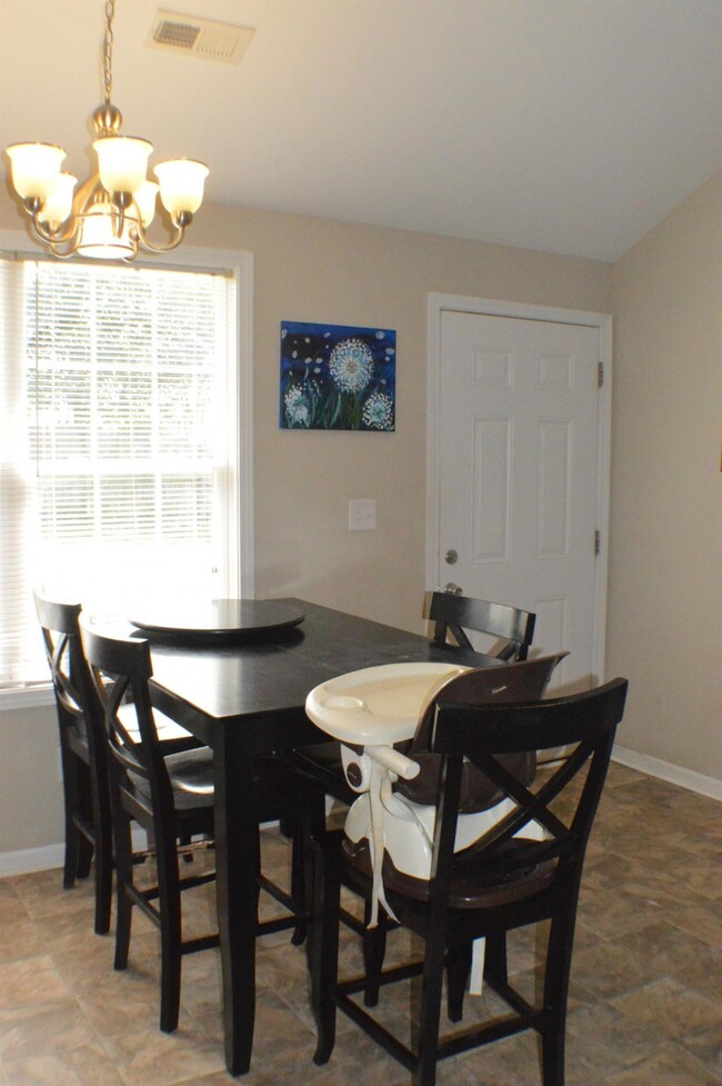 Eat in kitchen area.