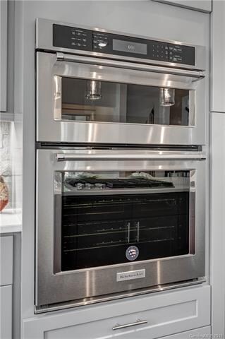 KitchenAid appliances, Pearl Gray Shaker cabinets,