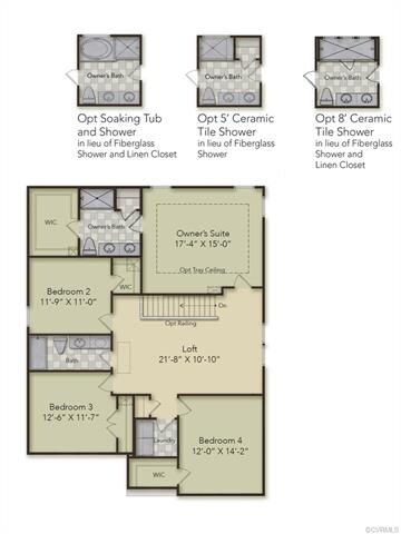 SECOND FLOOR - This home includes a tray ceiling i