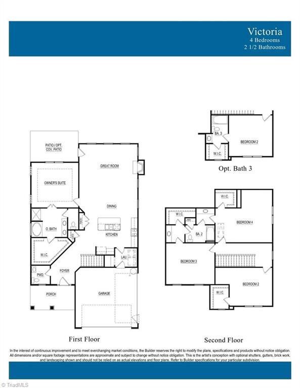 Rendering of floor plan layout.