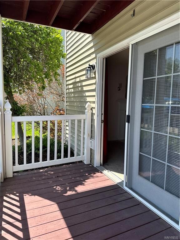 Nice sunny spot for morning coffee