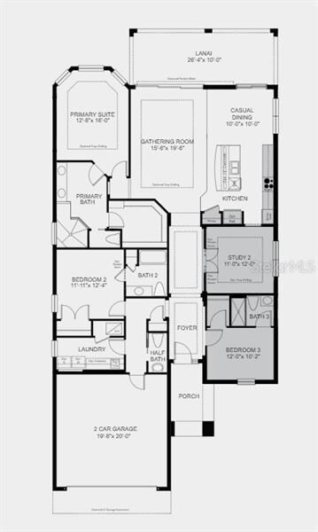 Structural options added at 4539 Crestpoint Way include:4' garage extension, knee wall cabinets, bedroom 3, bath 3, outdoor kitchen rough-in, gourmet kitchen, study, 8' interior doors, sliding glass door at dining, floor outlet, pre-plumb laundry sink. 