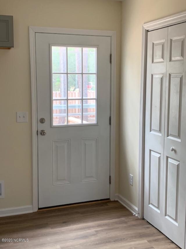 Cedar- Back door and laundry closet