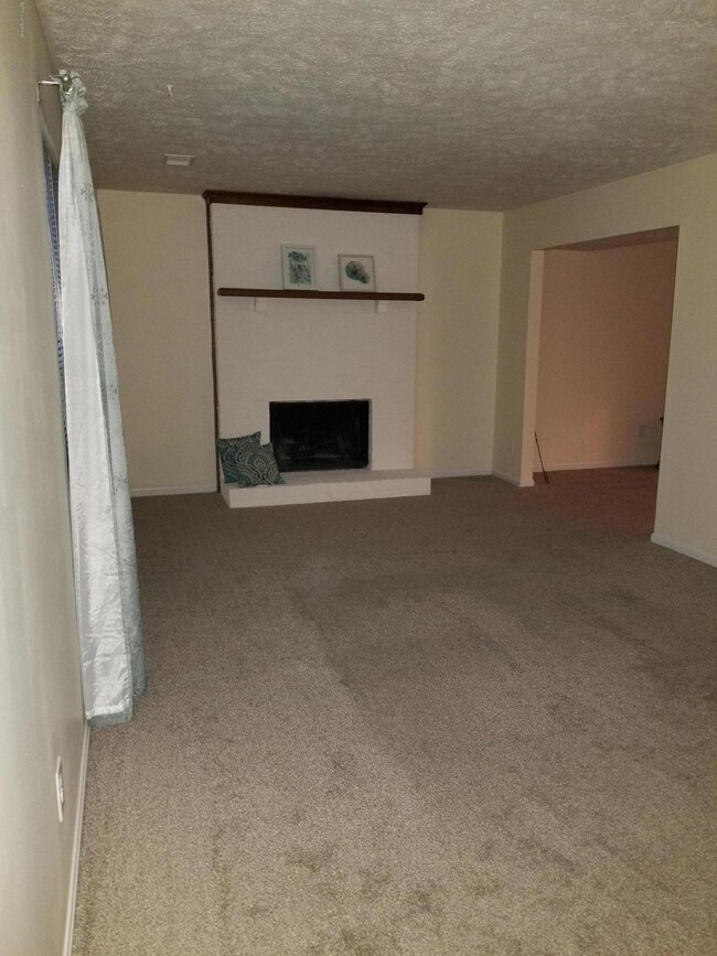 Living room from front door