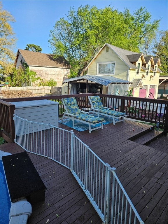 Large deck