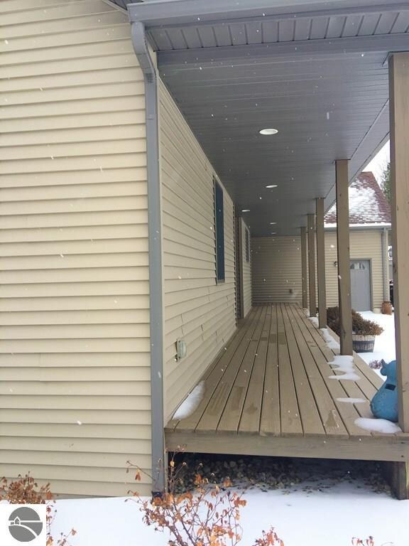 Covered front porch