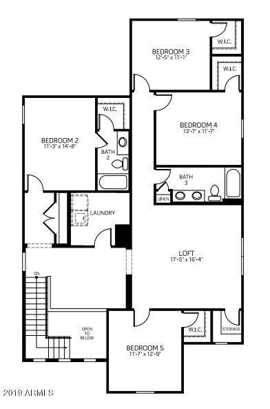 Liberty Floorplan - Second Floor