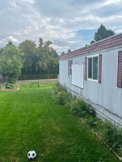 Nice sized yard