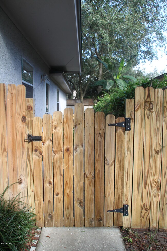Gated entrance