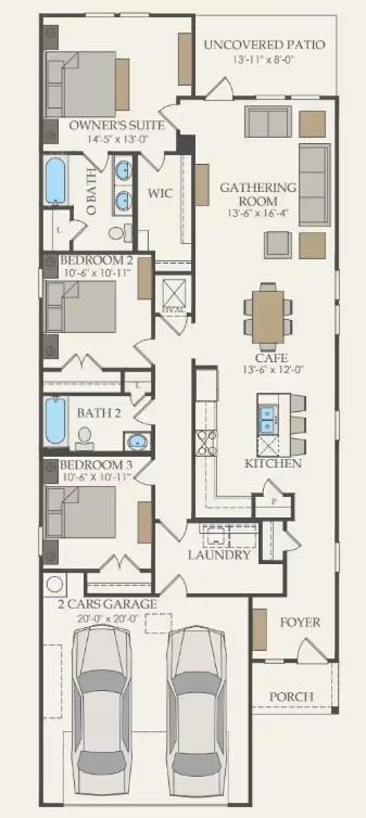 View of floor plan / room layout