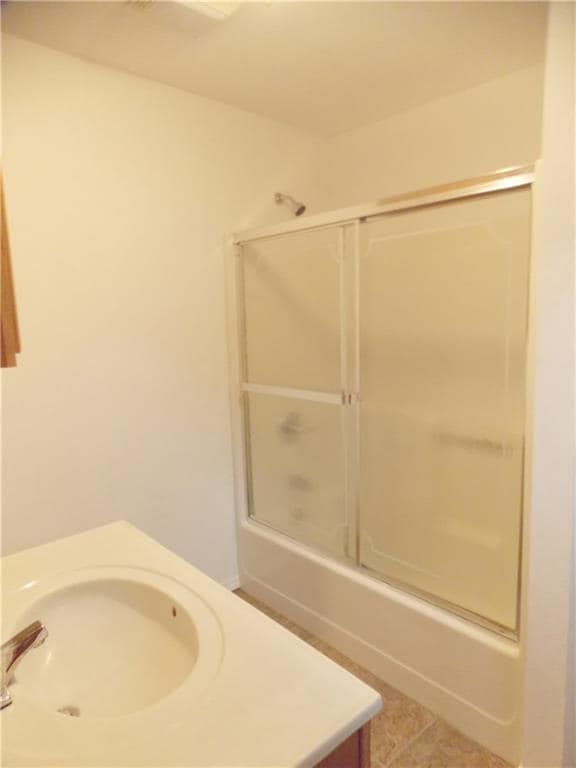 brand new shower and vanity!