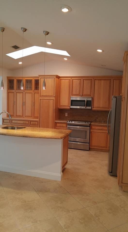 Gourmet Kitchen with Custom Cabinets