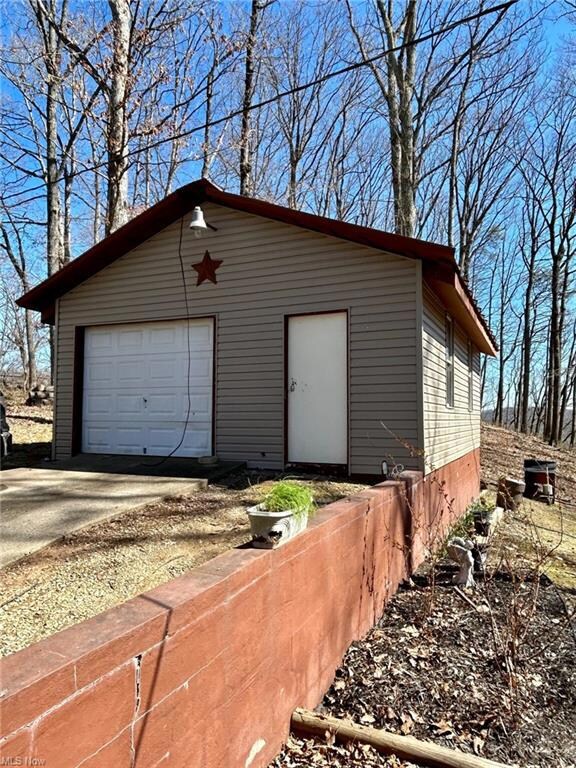 Oversized detached garage