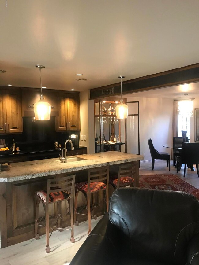 Kitchen and Dining Room view