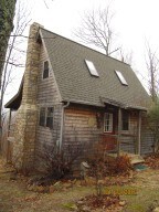 front view of cabin
