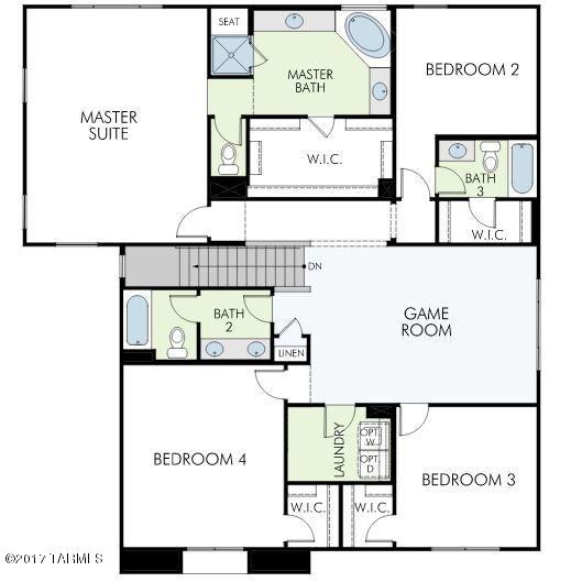 second floor plan