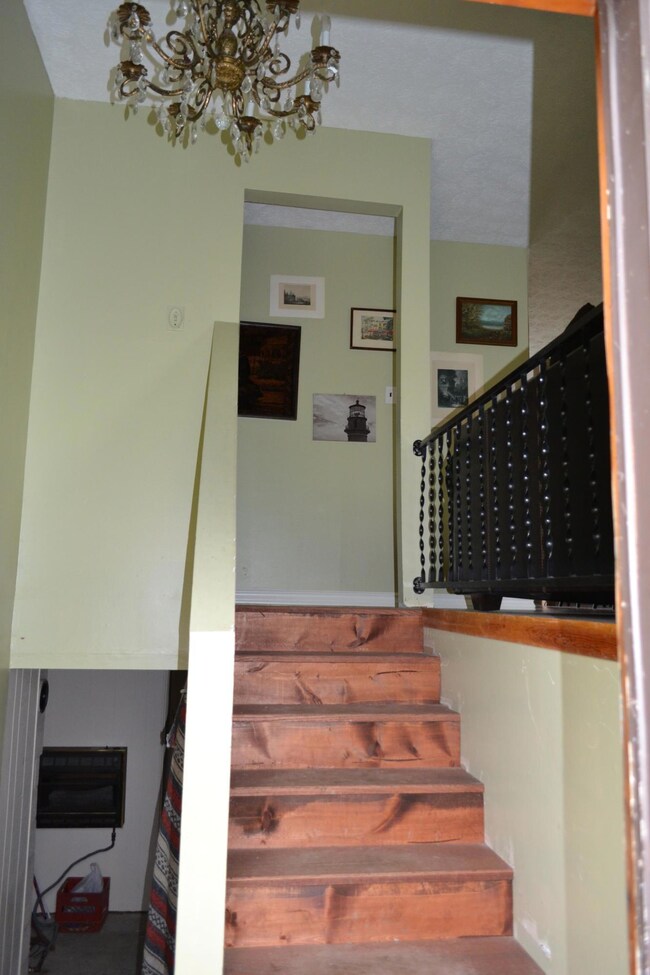 Up the Steps to the Living Room