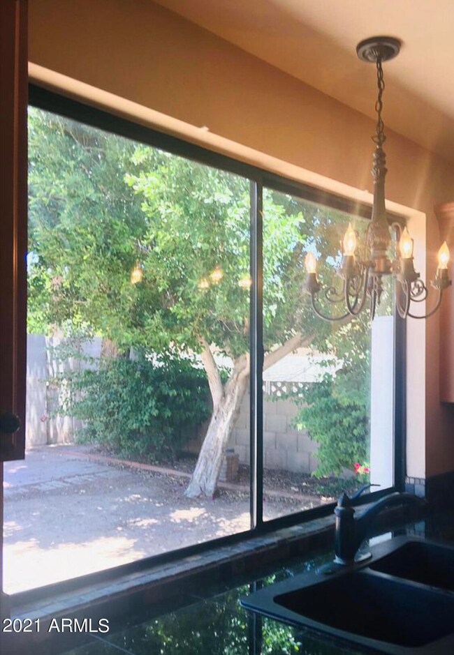 View from kitchen window