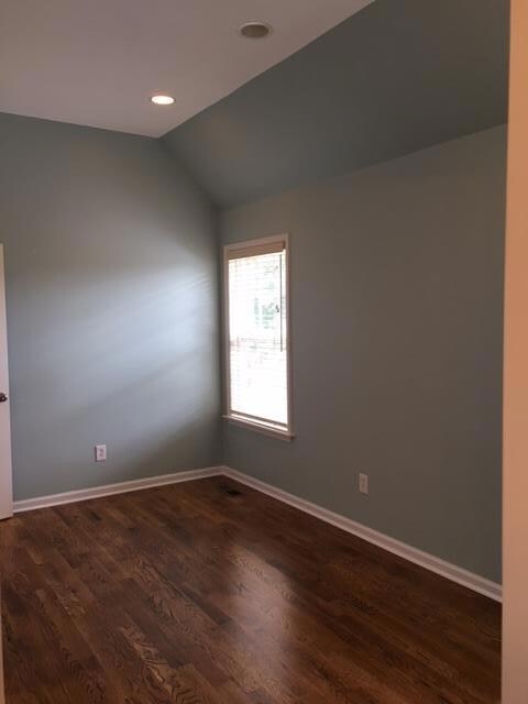 Master Bedroom is  very spacious and has vaulted ceiling and recess lighting!!