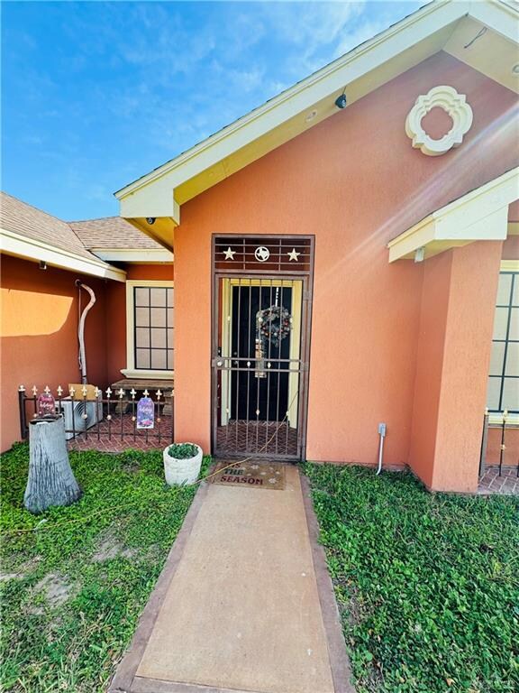 View of exterior entry