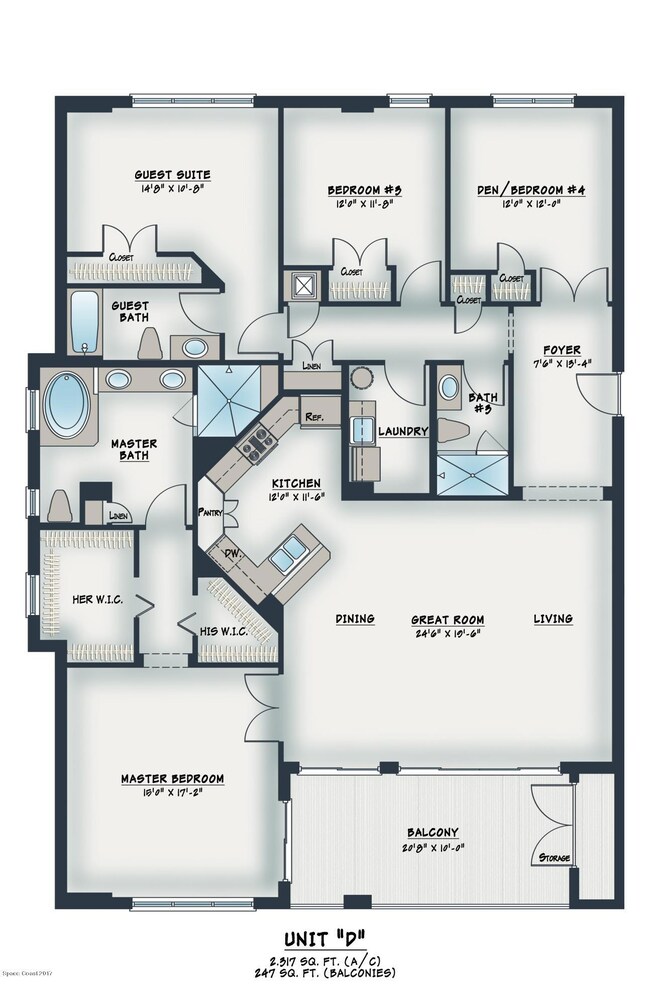Unit D South Balcony 1-23