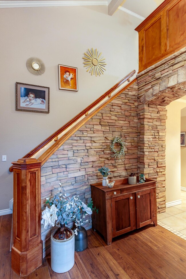 Gorgeous rock accent wall