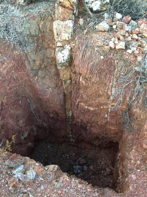 Quartz vein into Mine #1