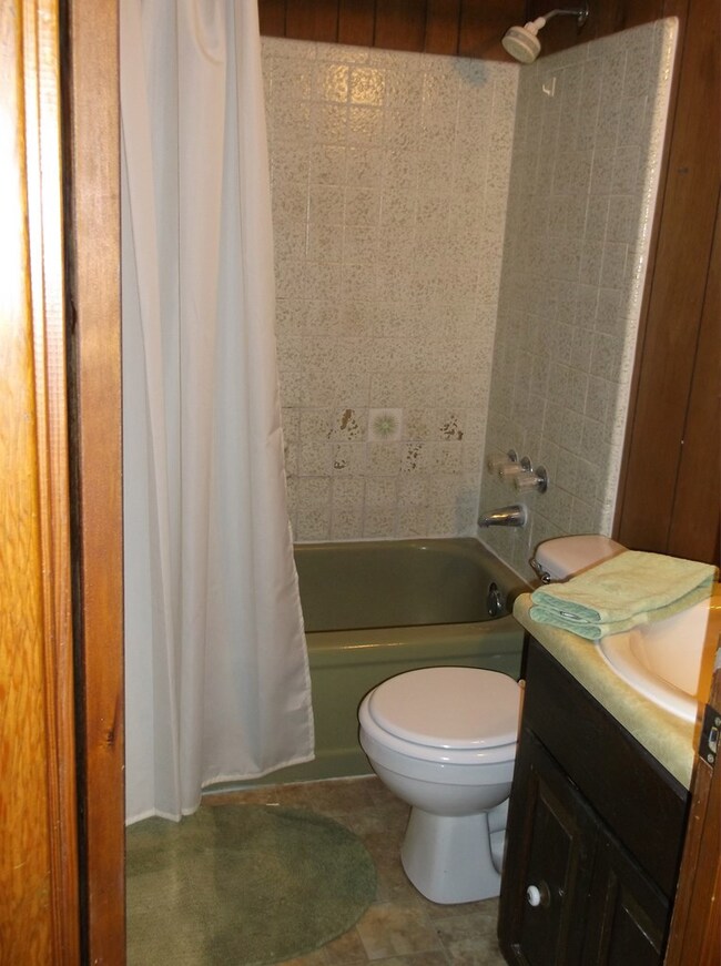 bath off of living room 1st level