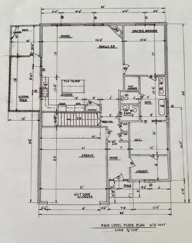 Main Level floor plan