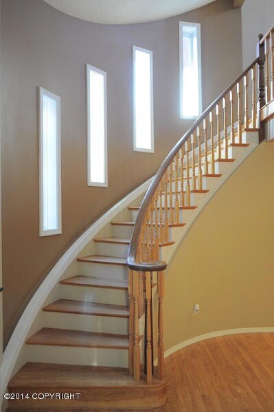 Gorgeous Curved Staircase