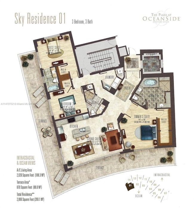 The Plaza at Oceanside unit 1601, Pompano Beach, FL 33062 - photo 3