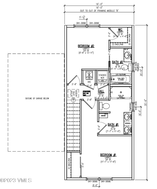 Snowshoe Floor Plan Level 2