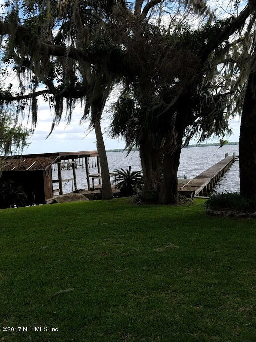 back yard water view