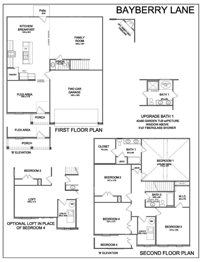 Bayberry Lane Floor Plan