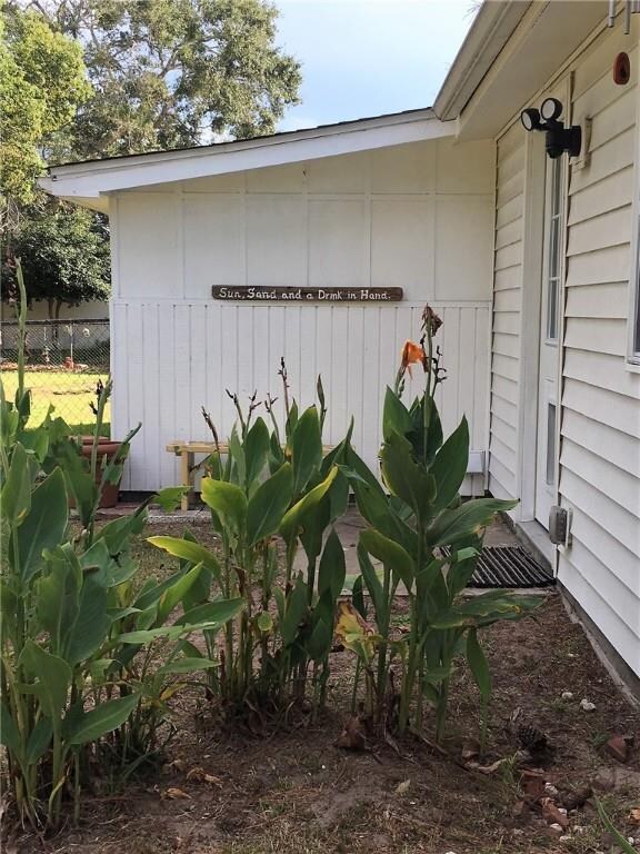 Large storage shed, patio, and garden out back