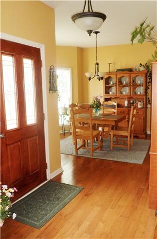 Entrance. Dining Room to the left and living room on the right.