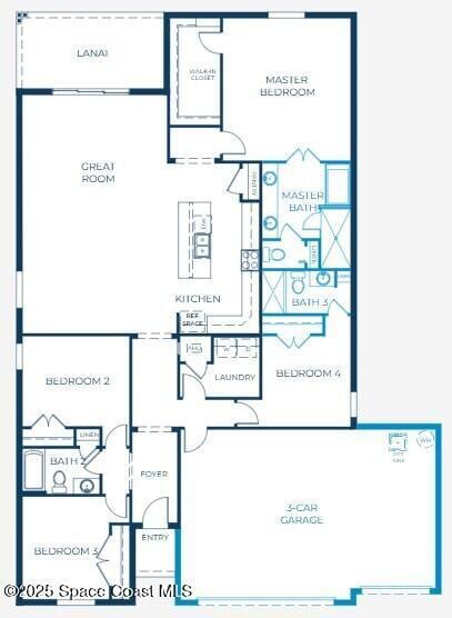 Mirarmar A Floor Plan Dlx Bath, Full 3rd