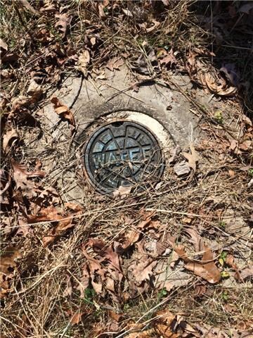 Utility District Water is at the road