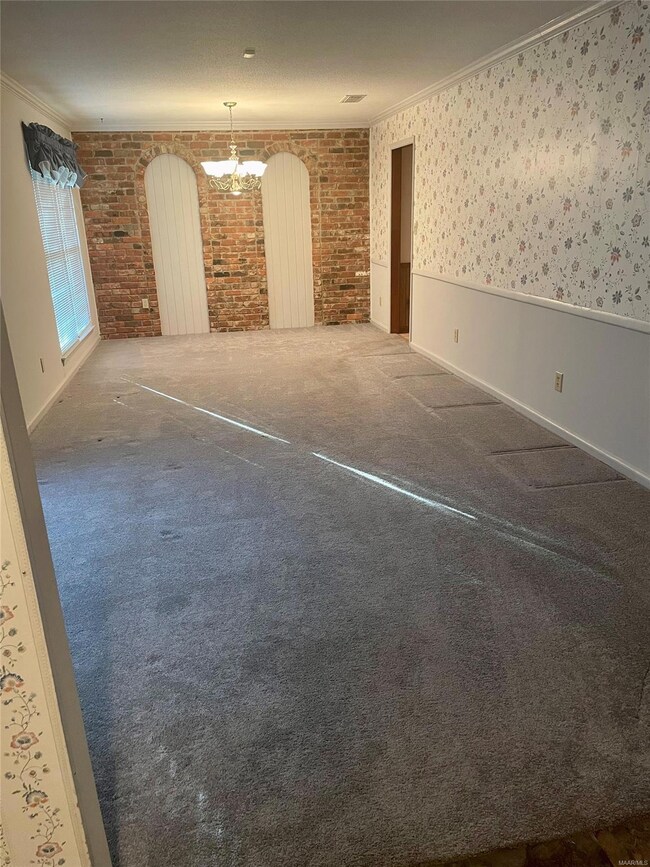 Formal living room and dining room